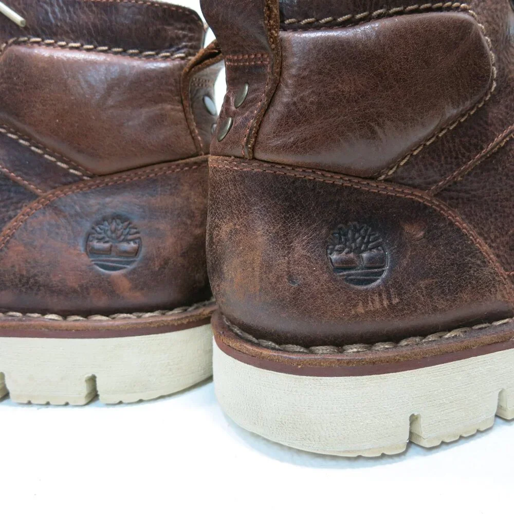 Timberland Soft Toe Leather Boots Shoes Men's Hiking Casual Comfort Footwear 9